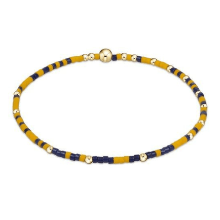 Enewton ETSU Gameday Hope Unwritten Bracelet Yellow & Navy