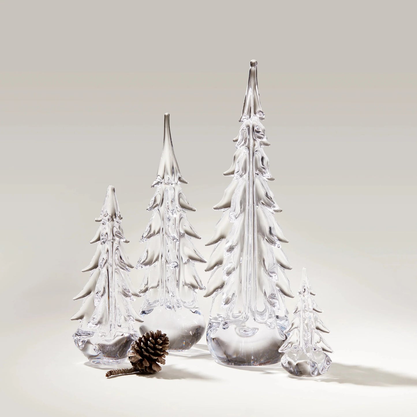 Simon Pearce Five Sided Evergreen Tree