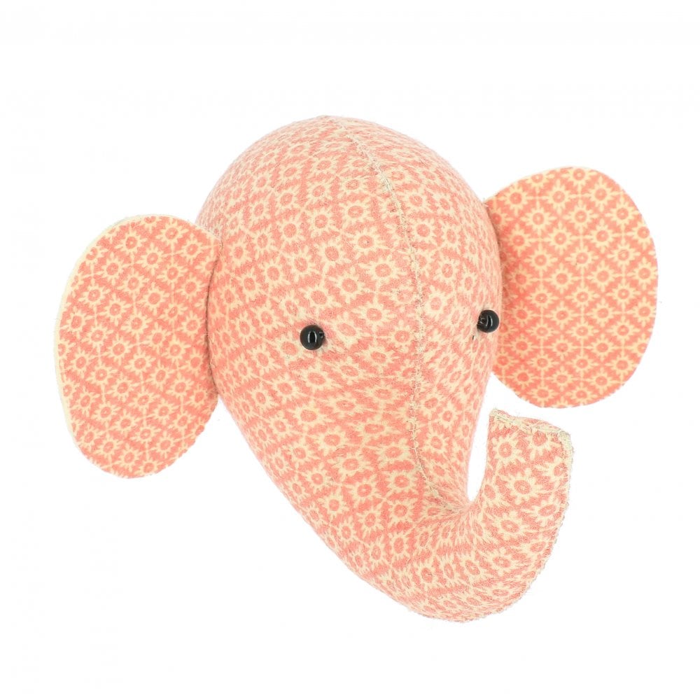Fiona Walker Mini Printed Pink Elephant