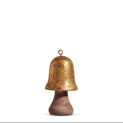 4" GOLD FOILED MUSHROOM ORNAMENT