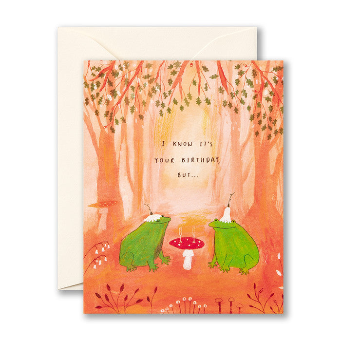 "I know it's your birthday..." Birthday Card - Positively Green