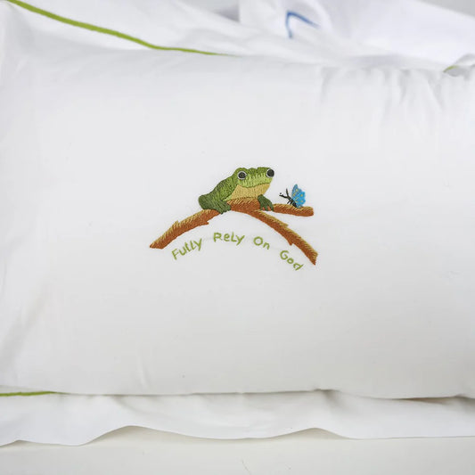 "Fully Rely on God" Pillow, Anne Neilson