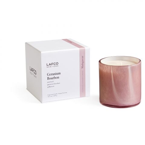 Geranium Bourbon 15.5 oz Candle, LAFCO
