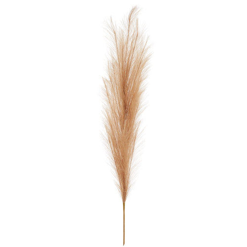 45" Tan Pampas Grass Stem