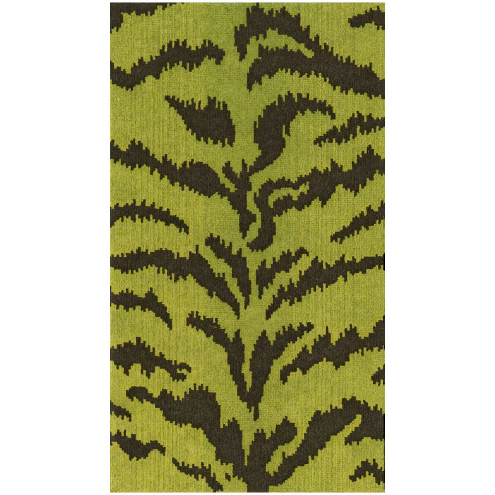Green Tigre Paper Linen Napkins