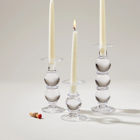 Simon Pearce Hartland Candlestick, Large