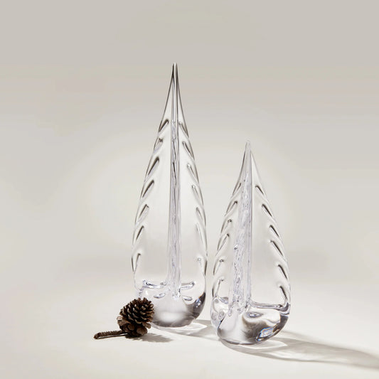 Simon Pearce Ice Laden Evergreen, Gift Boxed