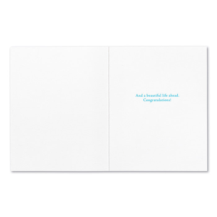 "Two Souls, One Heart" Wedding Card