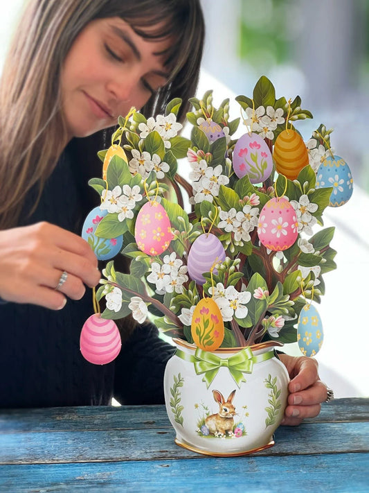 FreshCut Paper Easter Egg Tree Pop Up Bouquet