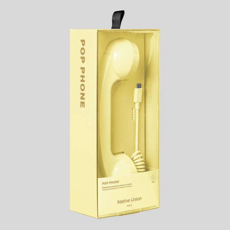 Lemon Yellow Native Union POP Phone