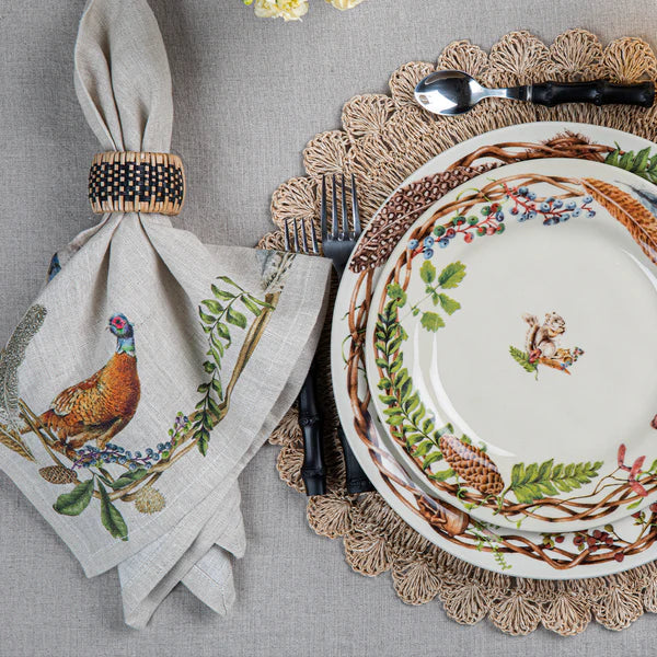 Set of 4 Macrame Placemat in Natural, Juliska