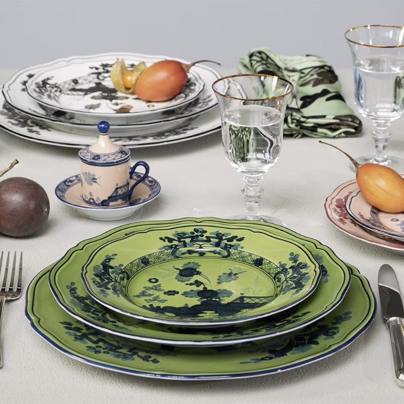 Oriente Italiano Malachite Dessert Plate, Ginori 1735