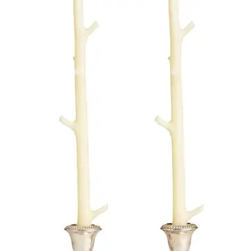Maple Taper Pair in White Chocolate