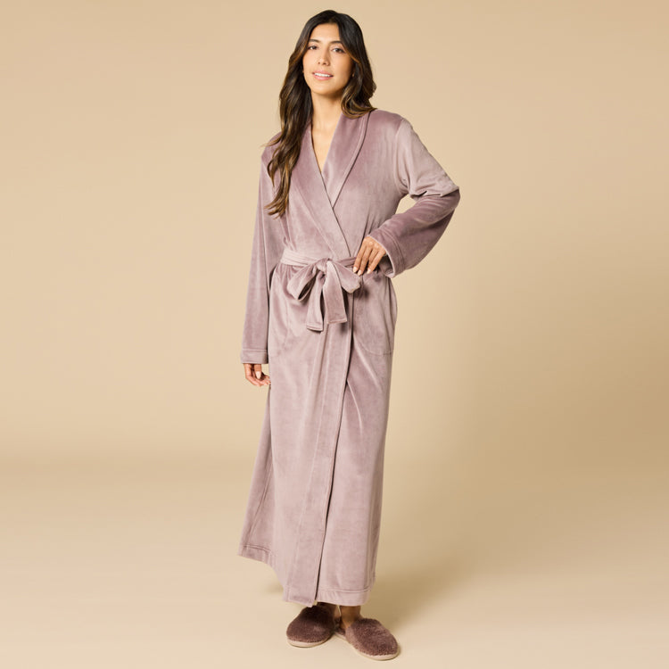 DRIFTWOOD Serenity Shear Mink Wrap Robe