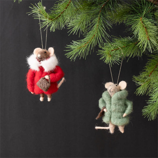 Felted Wool Cozy Winter Mouse