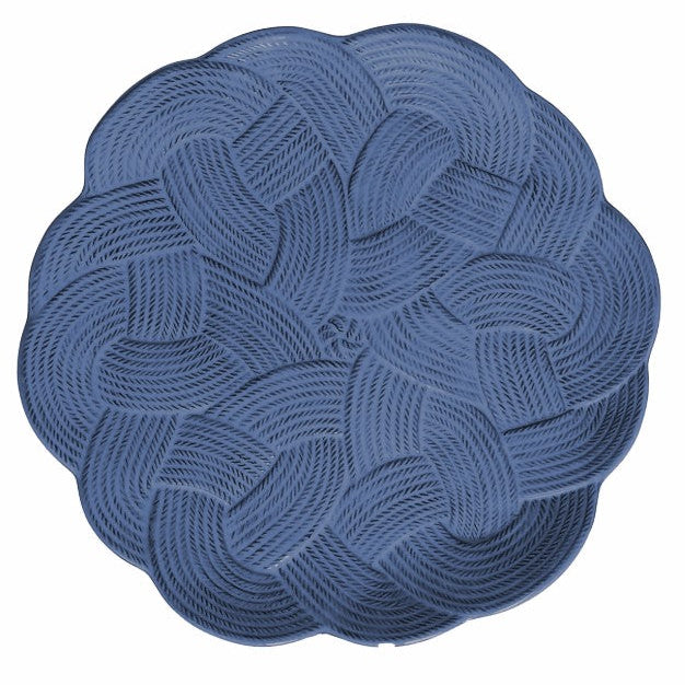 Juliska Le Panier Mystic Knot Denim Charger Plate