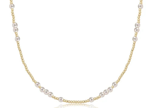 Enewton 15" Choker Hope Unwritten in 3mm Pearl
