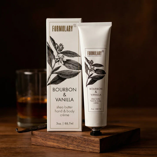 Formulary 55 Bourbon & Vanilla Shea Butter Hand & Body Creme Tube