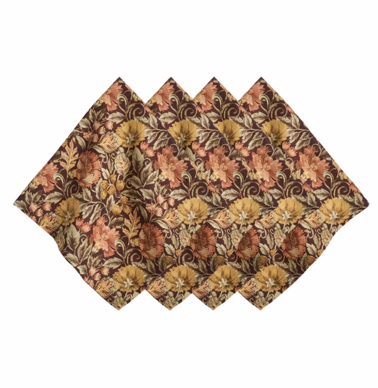 Juliska Willa Amber Napkins, Set of 4