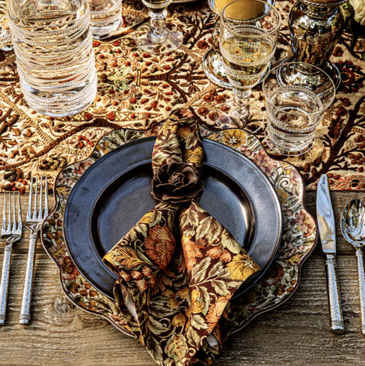 Juliska Willa Amber Napkins, Set of 4