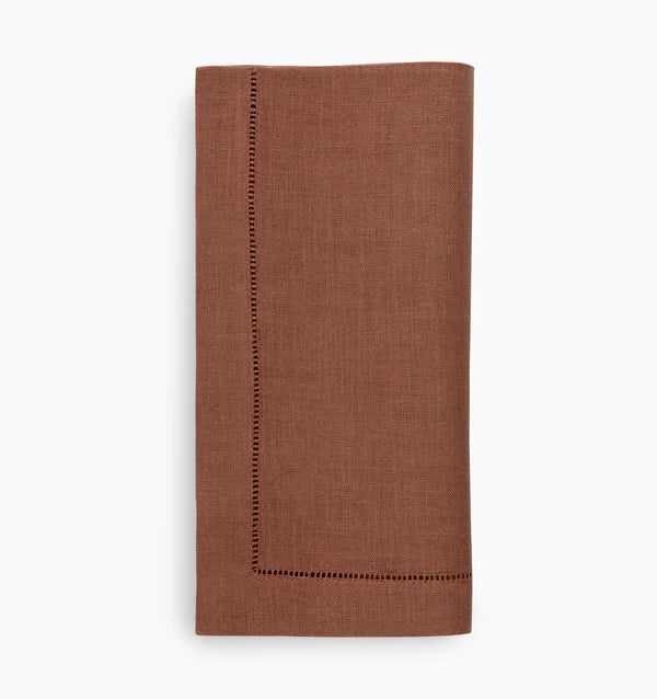 Sferra Linen Dinner Napkins 20" x 20" Nutmeg (Set of 4)