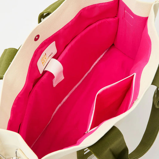 "Mahj It All" Bag in Olive Green