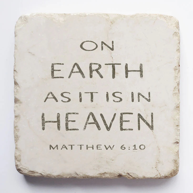 Matthew 6:10 Scripture Stone, Twelve Stone Art