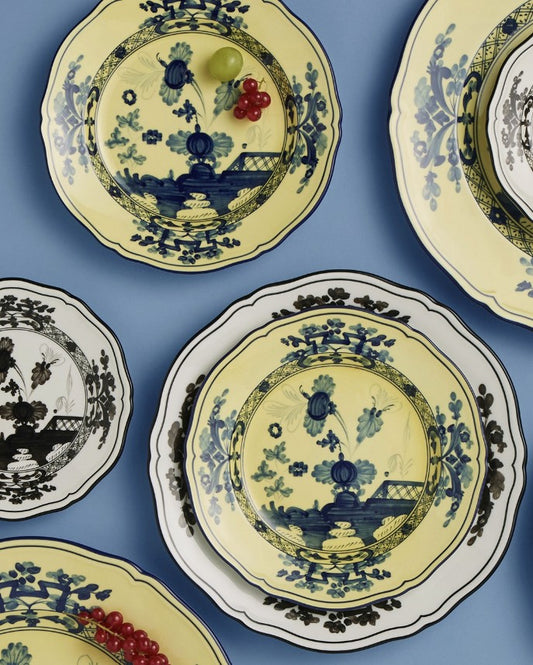 Oriente Italiano Citrino Round Platter, Ginori 1735