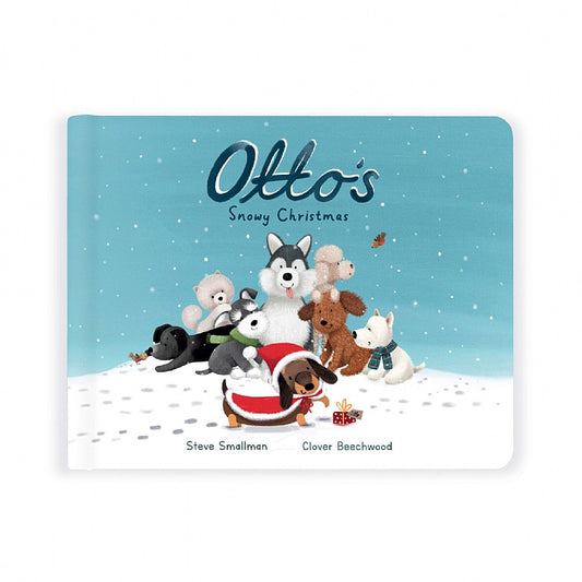 "Otto's Snowy Christmas" Book, Jellycat