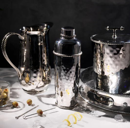 Juliska Graham Bar Lidded Ice Bucket with Tongs