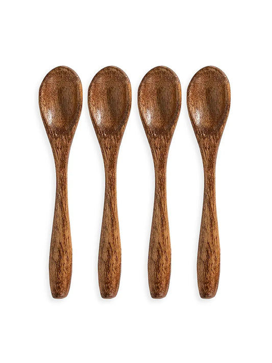 Juliska Bilbao Wood Petite Spoons (Set of 4)