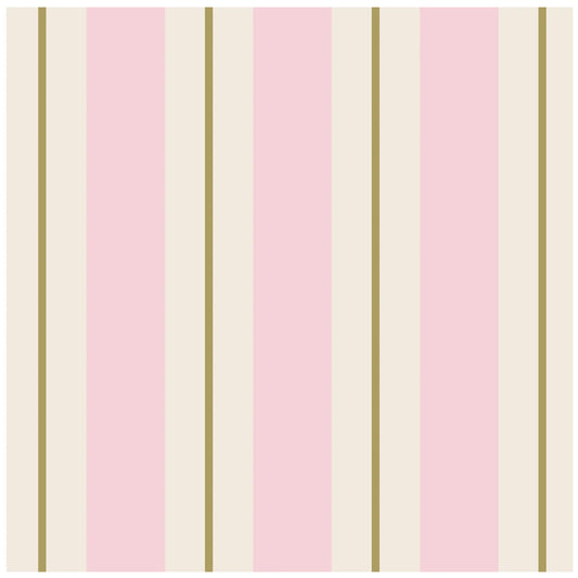 Pink & Gold Awning Stripe Napkins
