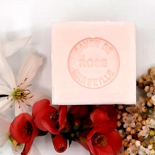 Pink Marseille Rose Bar Soap
