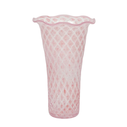 Juliska Trellis Blush Pink 9" Flared Vase