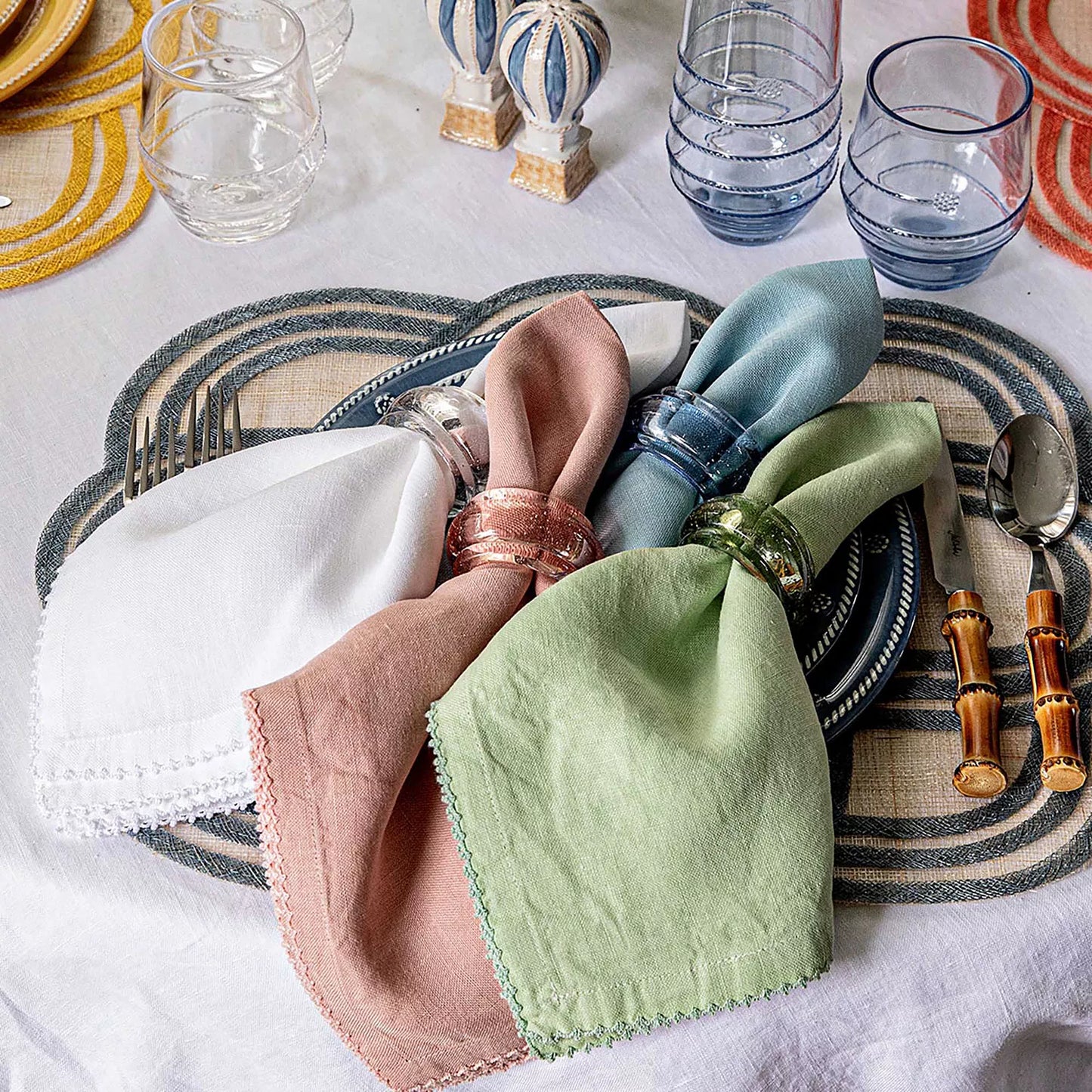 Juliska Provence Napkin Rings (Set of 4)
