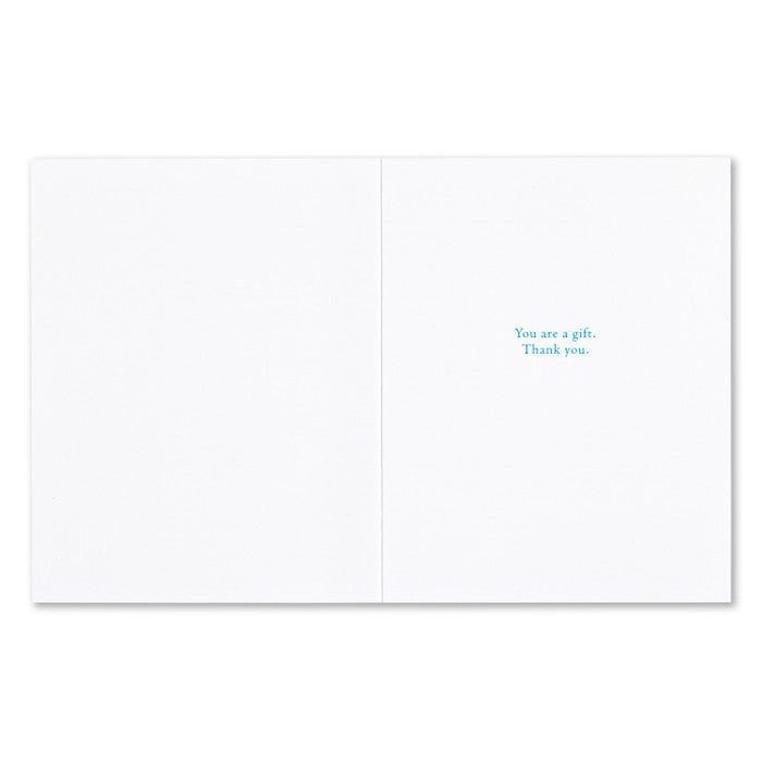 "Nobody comes into your life by..." Thank You Card