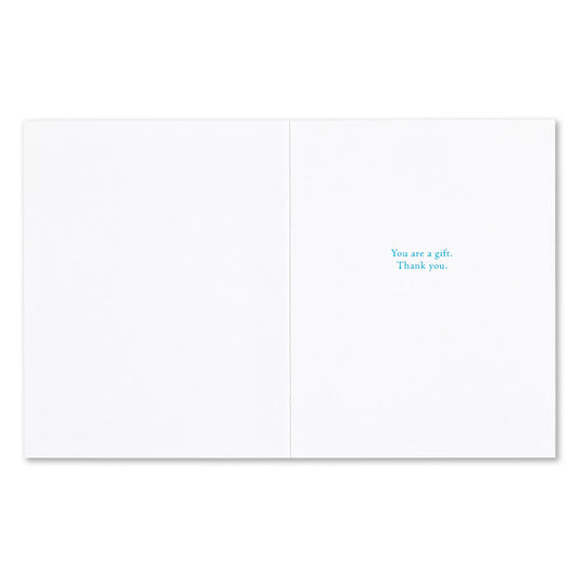 "Nobody comes into your life by..." Thank You Card