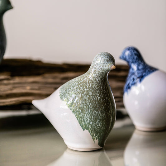 Simon Pearce Artisan Dove, Aquamarine