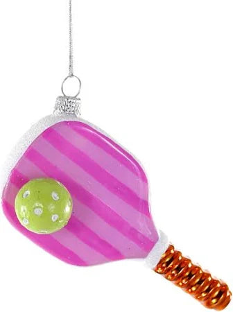 Pink Pickleball Ornament