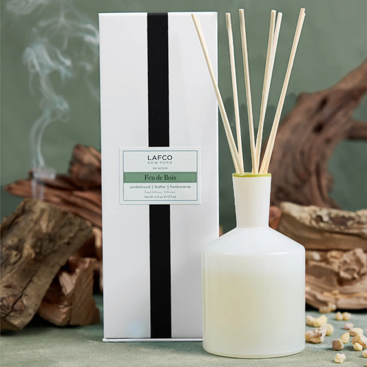 Feu de Bois 6 oz. Classic Reed Diffuser, LAFCO