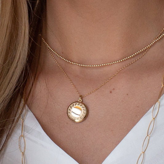 enewton 16" Necklace Gold Cherish Small Gold Locket