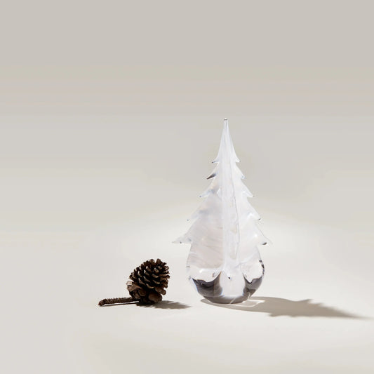 Simon Pearce Snowdrift Evergreen Tree, Gift Boxed