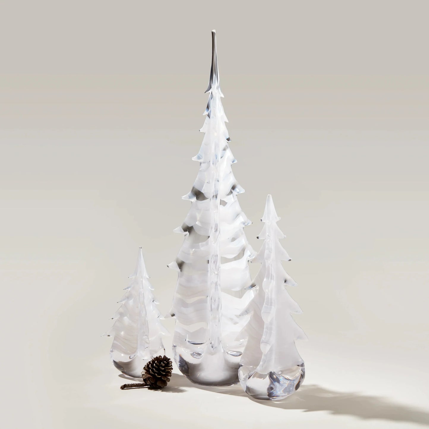 Simon Pearce Snowdrift Evergreen Tree, Gift Boxed