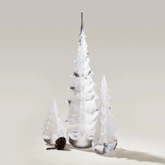 Simon Pearce Snowdrift Evergreen Tree, Gift Boxed