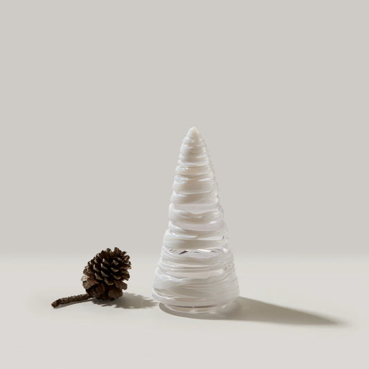 Simon Pearce Snowdrift Conical Tree, Gift Boxed