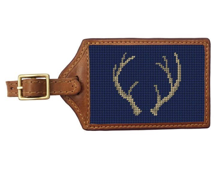 Steadfast Needlepoint Luggage Tag, Smathers & Branson x Anne Neilson