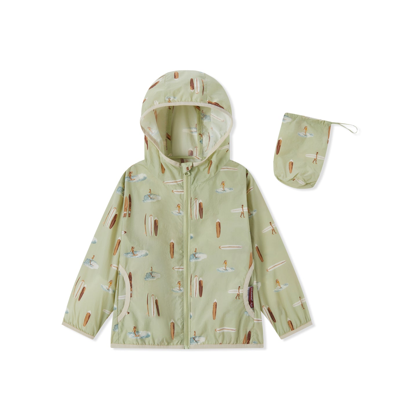 Summer Surf Sun Shield Windbreaker, 12-18M - Milkbarn