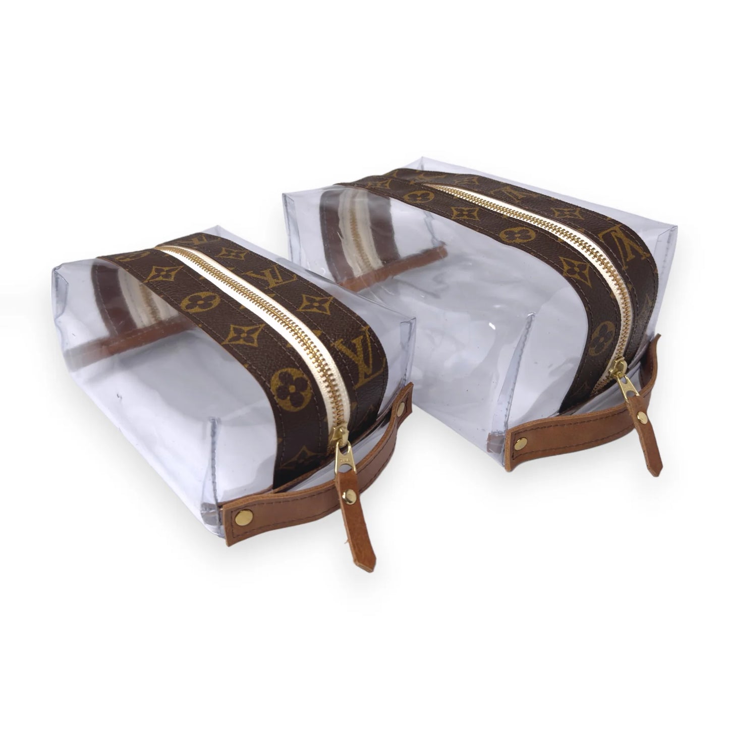 Taylor Travel Pouch in Vinyl Vogue | Upcycled LV