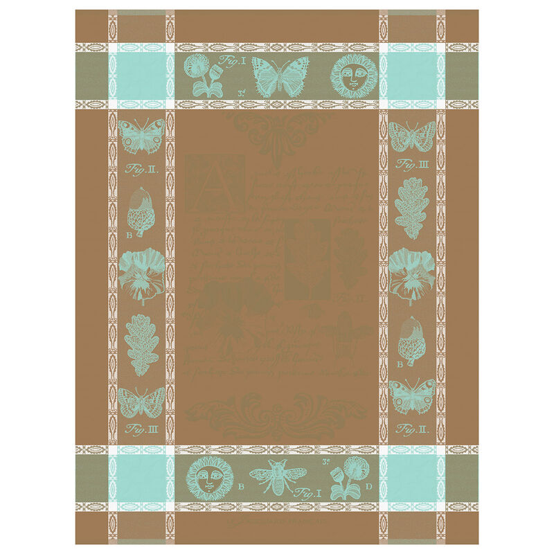 Le Jacquard Francais Botanique Blue Tea Towel