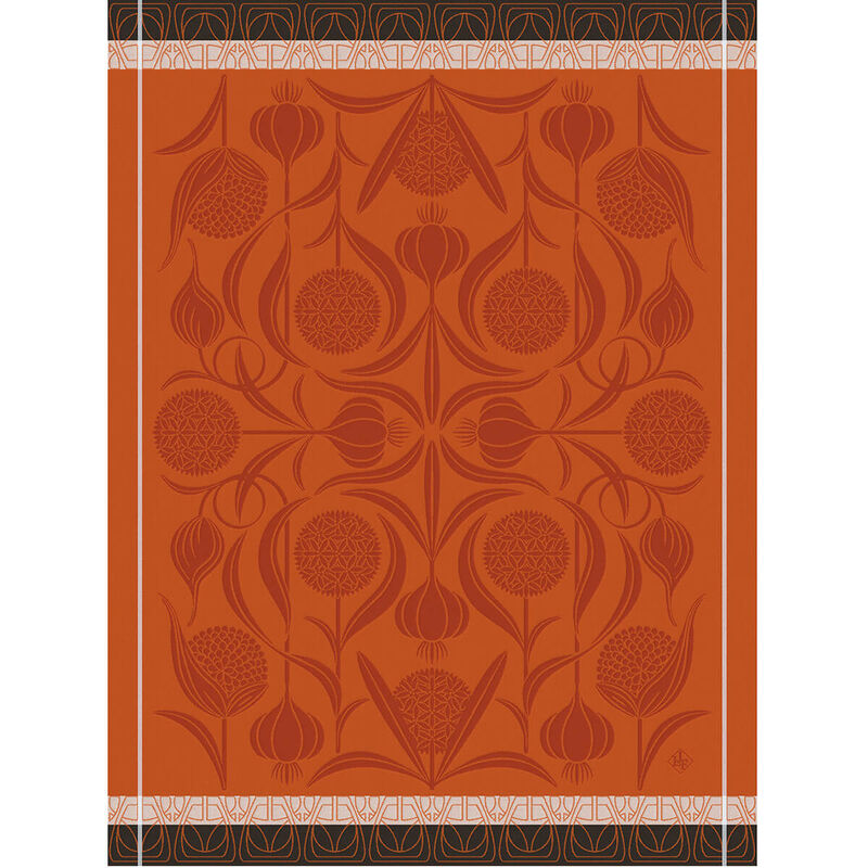Le Jacquard L'Ail Orange Tea Towel